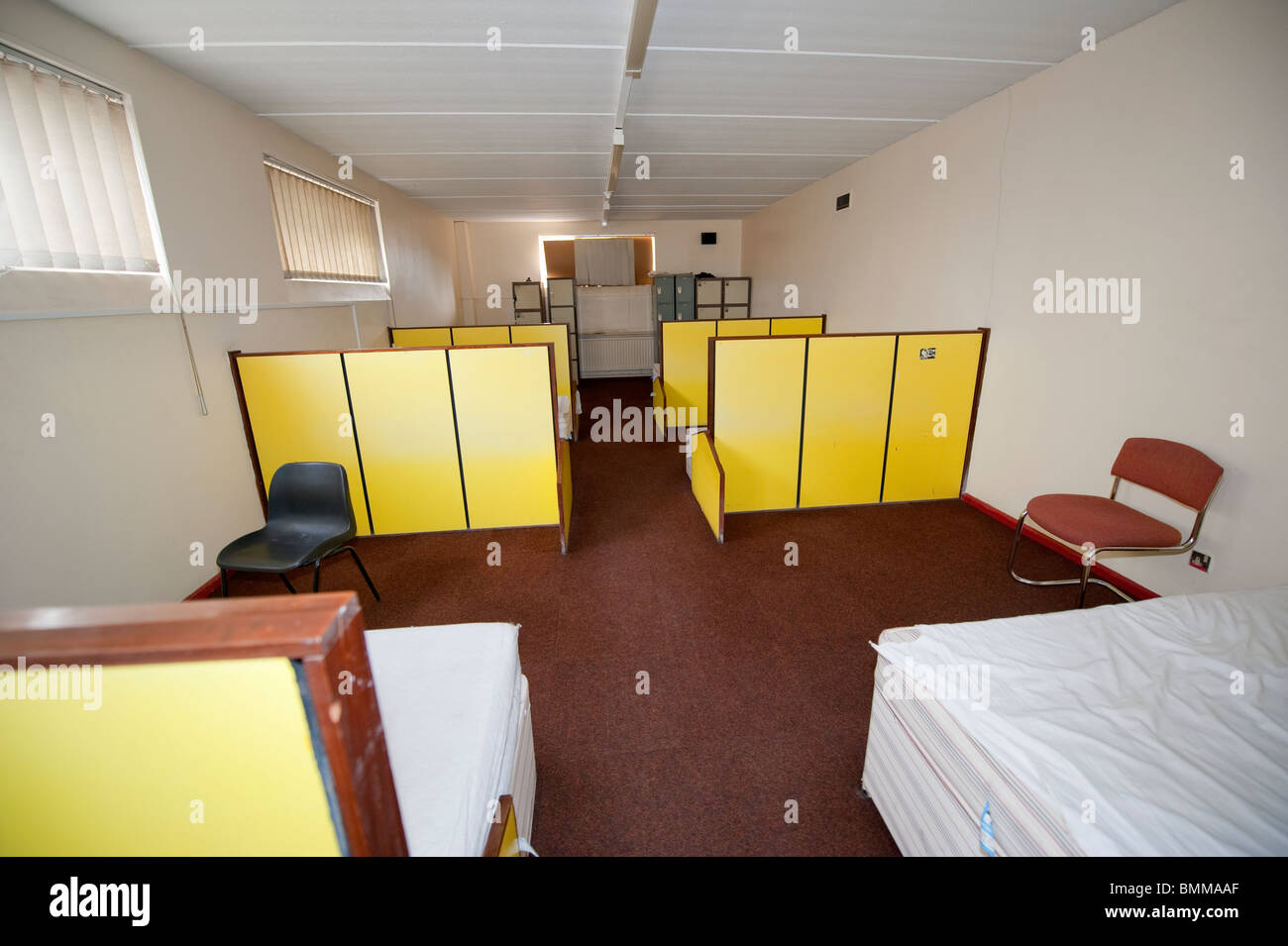 Fire Station Dormitory sleeping area Stock Photo Alamy