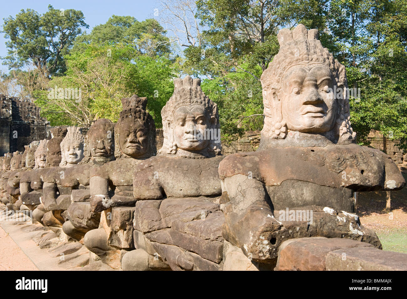 Carved stone warrior gods hi-res stock photography and images - Alamy