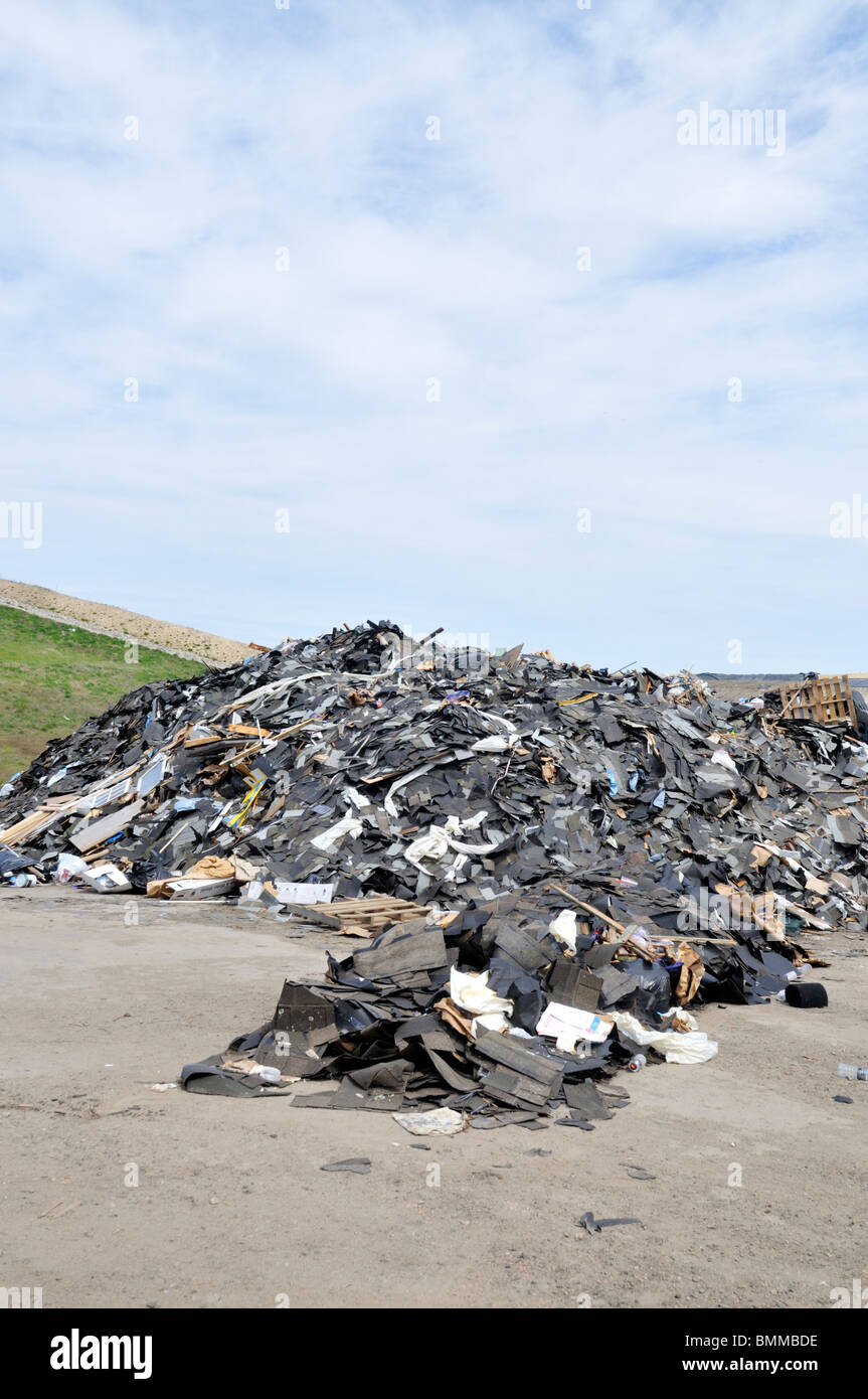 Pile of trash at landfill in Bourne, Massachusetts Stock Photo Alamy