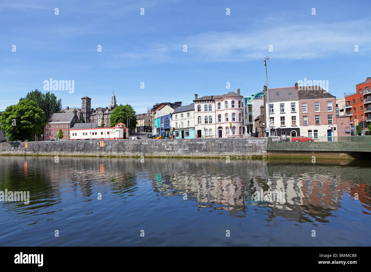 Pope´s Quay, Cork City, Republic of Ireland Stock Photo