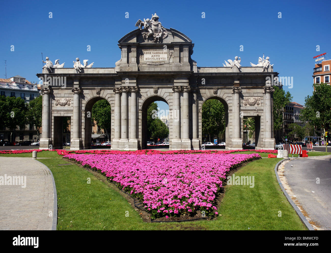 Puerta de Alcalá, Madrid, Spain Stock Photo
