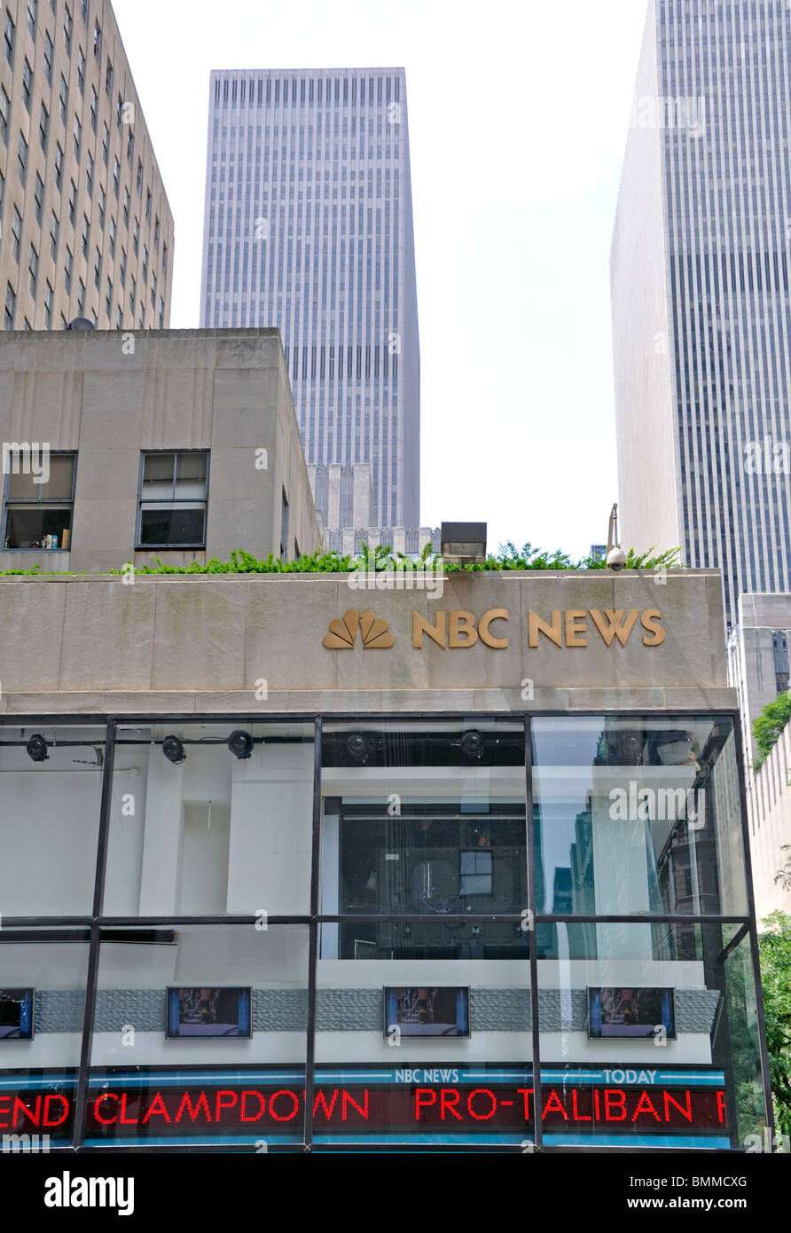 NBC News Studios, New York City, USA Stock Photo