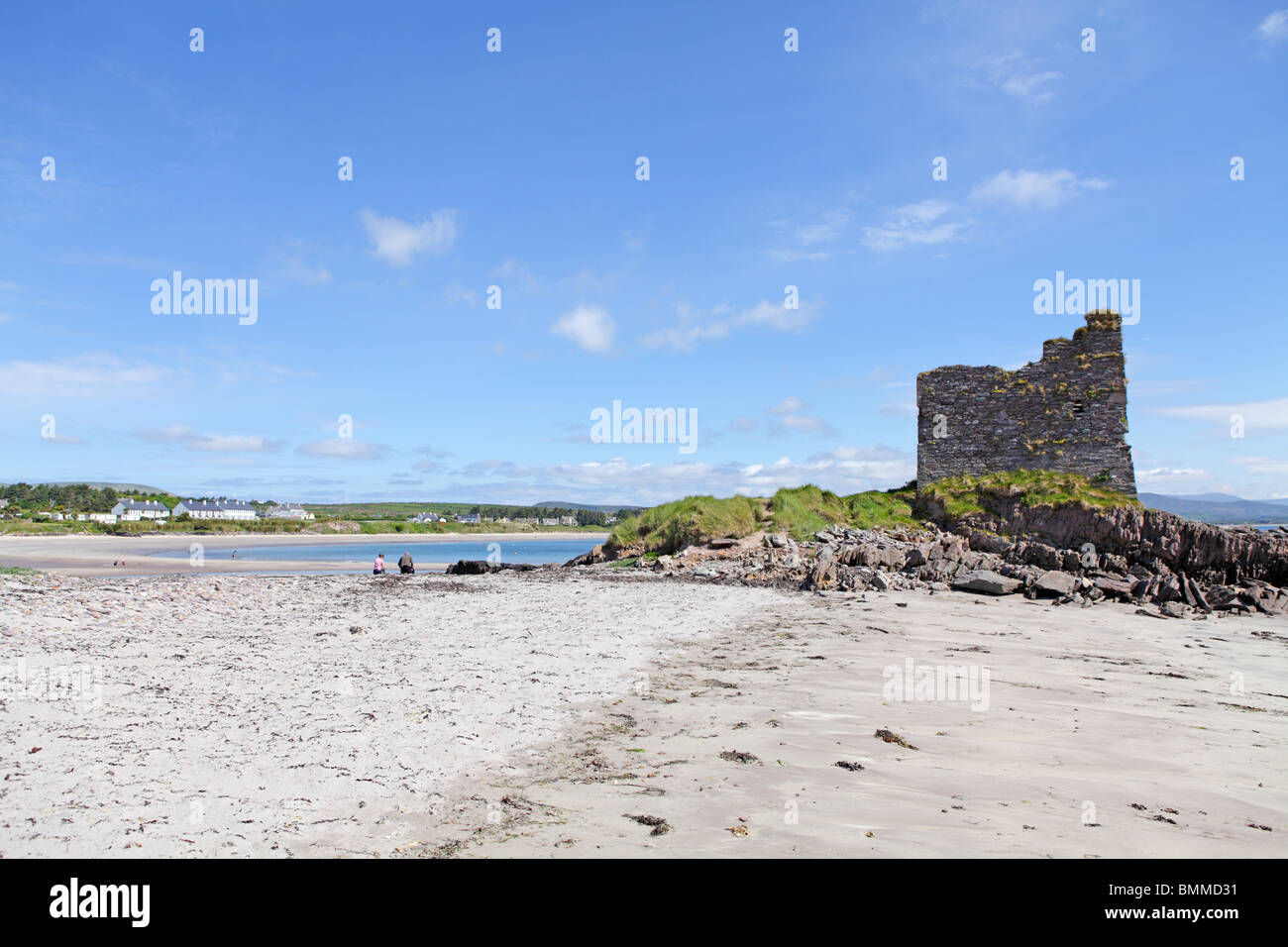 sandy beach near Ballinskelligs, Ring of Kerry, Republic of Ireland Stock Photo