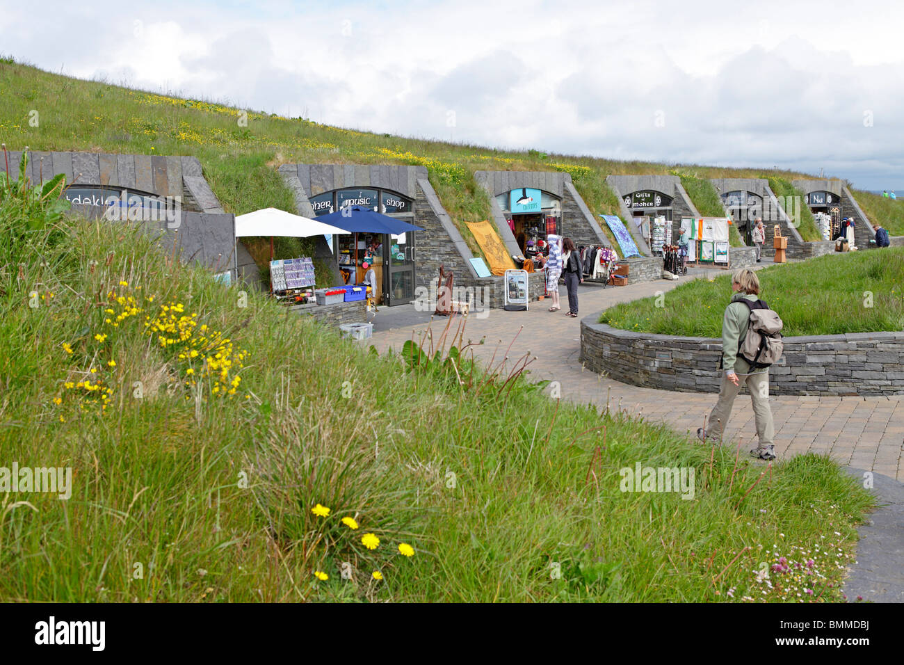 gift shops, Cliffs of Moher, Co. Clare, Republic of Ireland Stock Photo