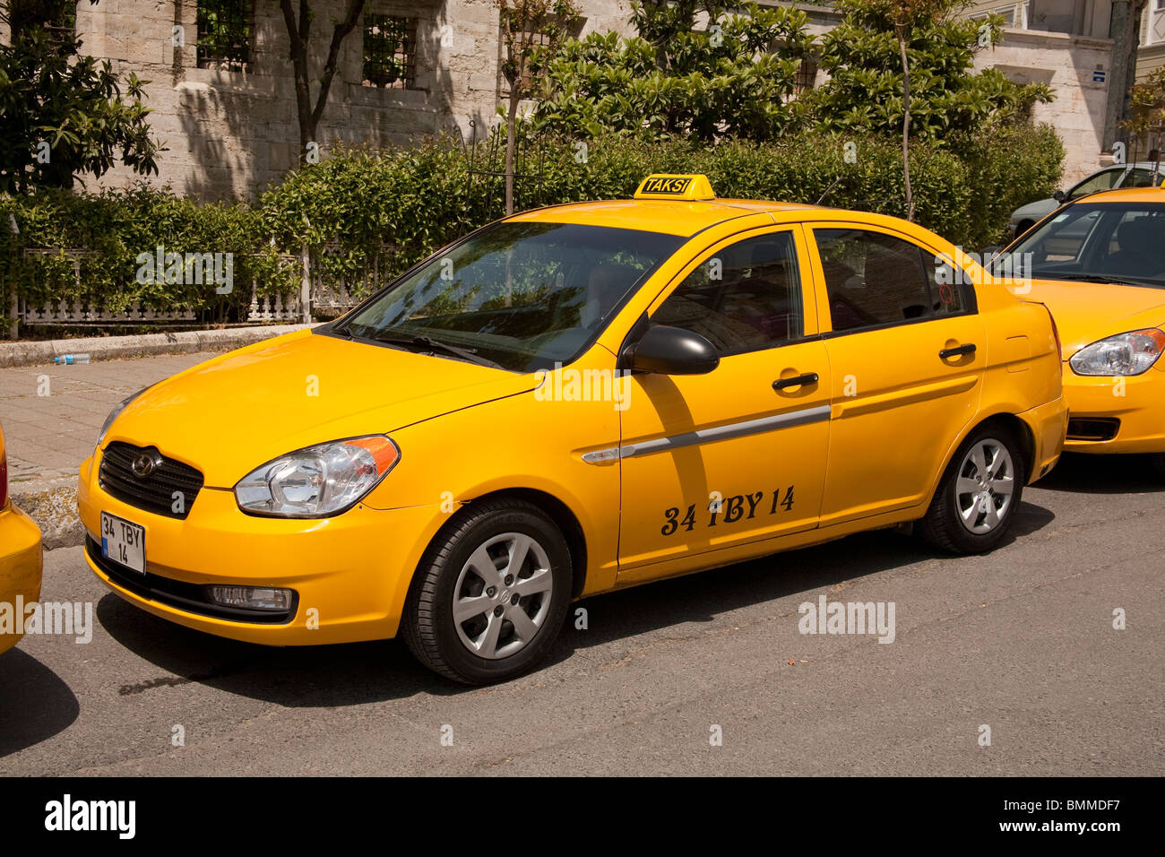 Istanbul taxi, Istanbul, Turkey Stock Photo
