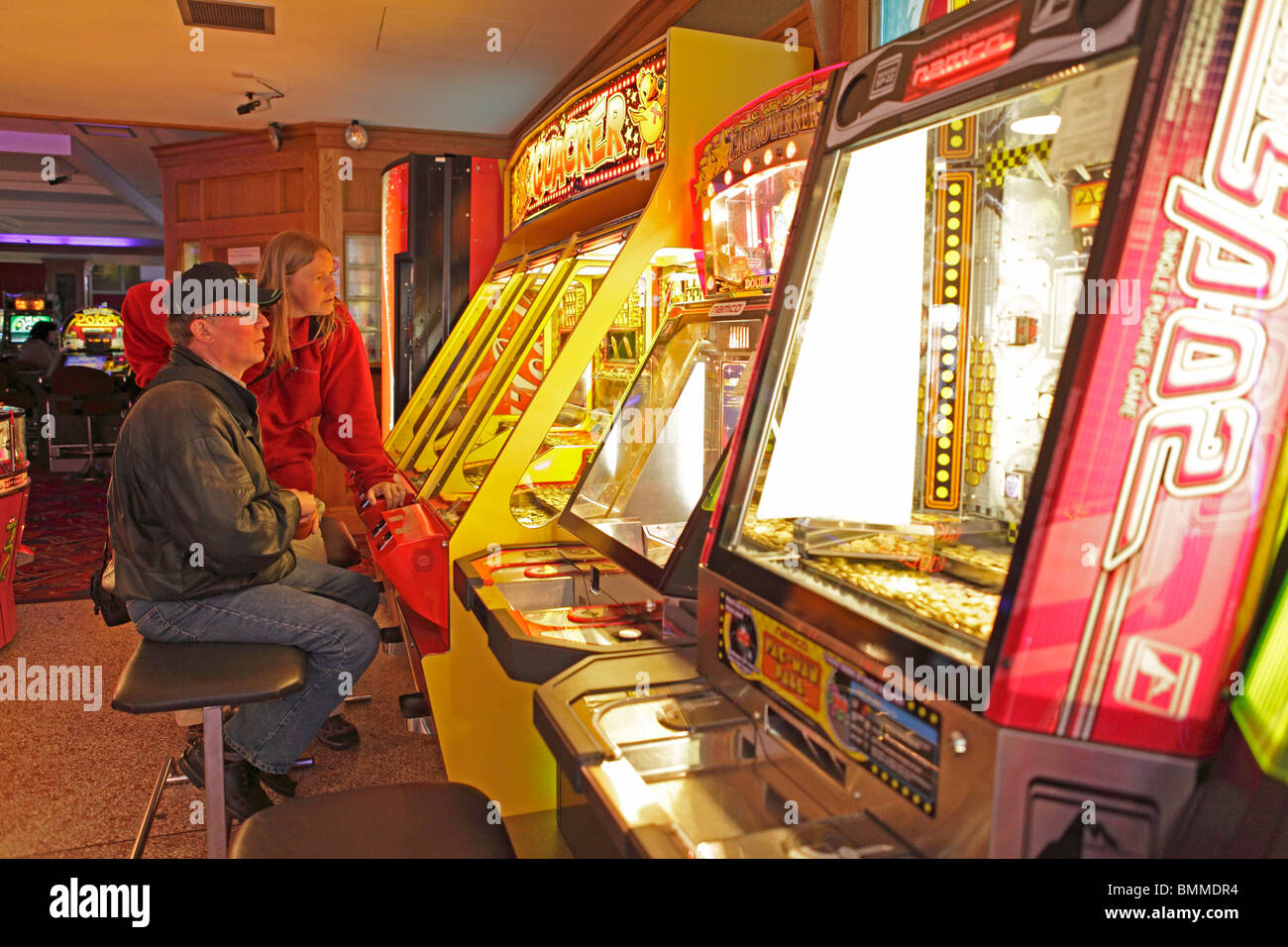 amusement arcade, Bundoran, Co. Donegal, Republic of Ireland Stock Photo