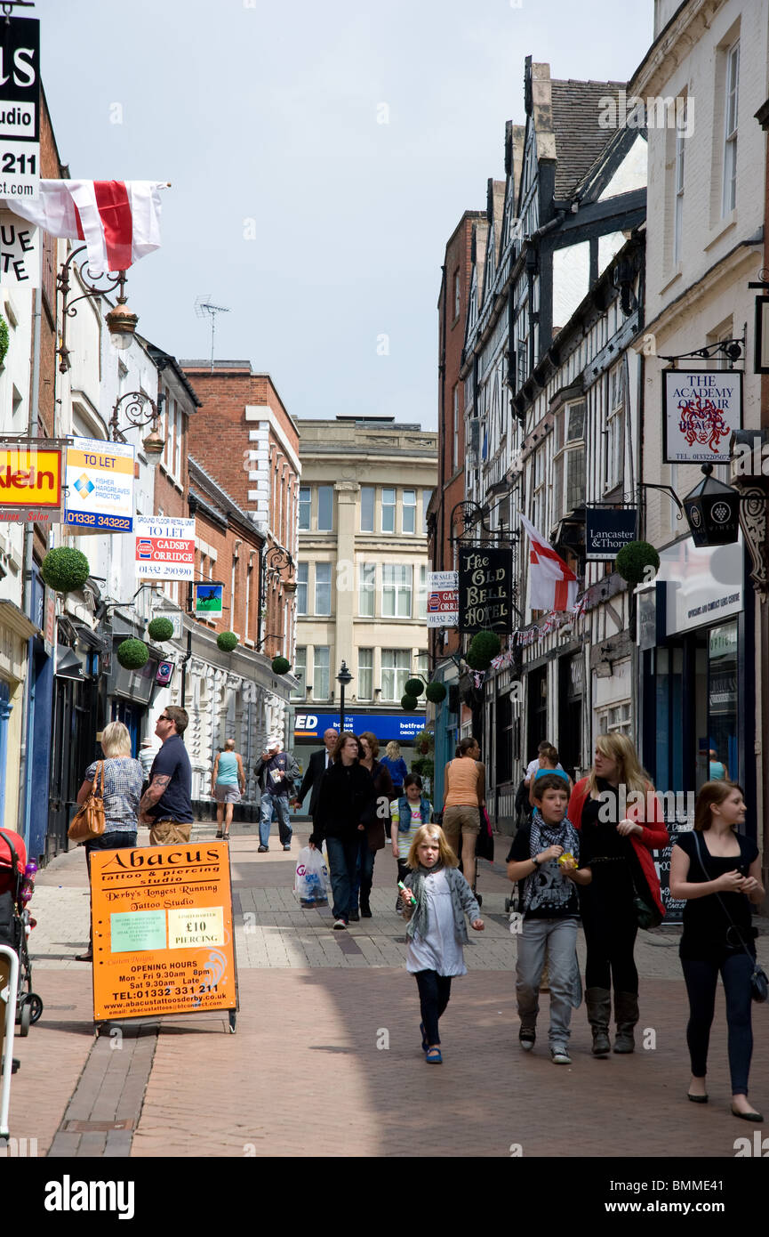 Sadler Gate, Derby, Derbyshire Stock Photo Alamy