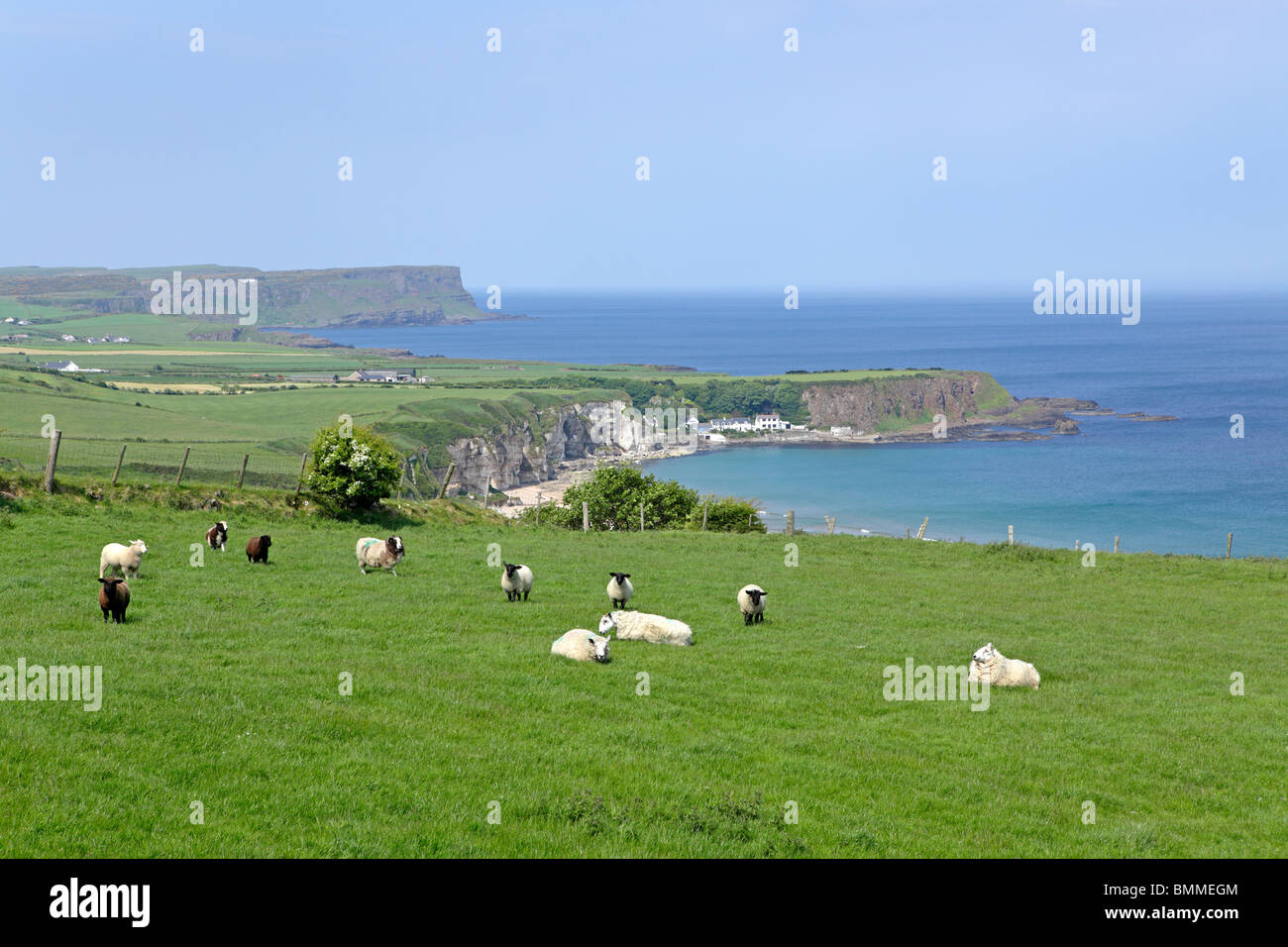 Whitepark Bay, County Antrim, Northern Ireland Stock Photo