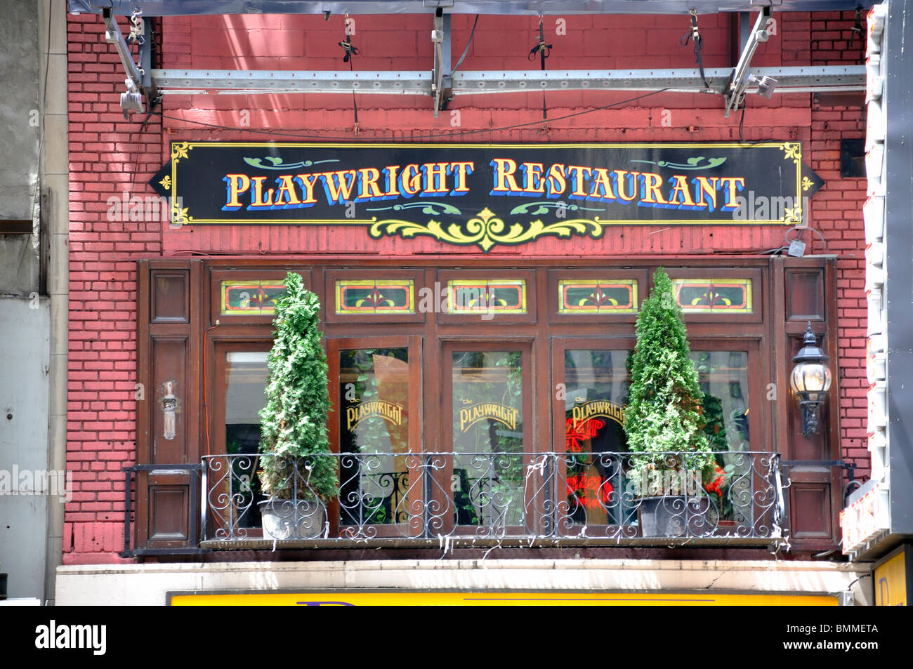 Playwright Restaurant, New York City, USA Stock Photo Alamy