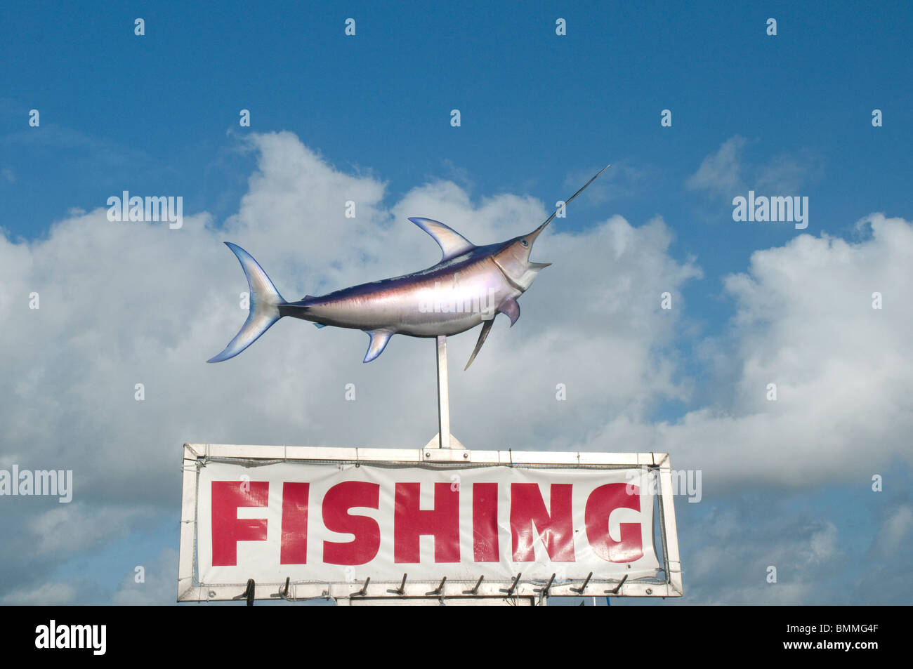 Swordfish advertising Sports Deep Sea Fishing boat in Fort Lauderdale
