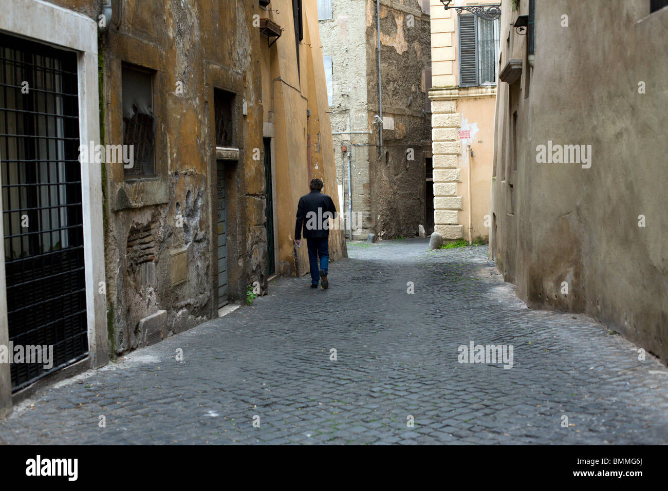 Someone Walking Rome Walking the street in rome hi-res stock photography and images - Alamy