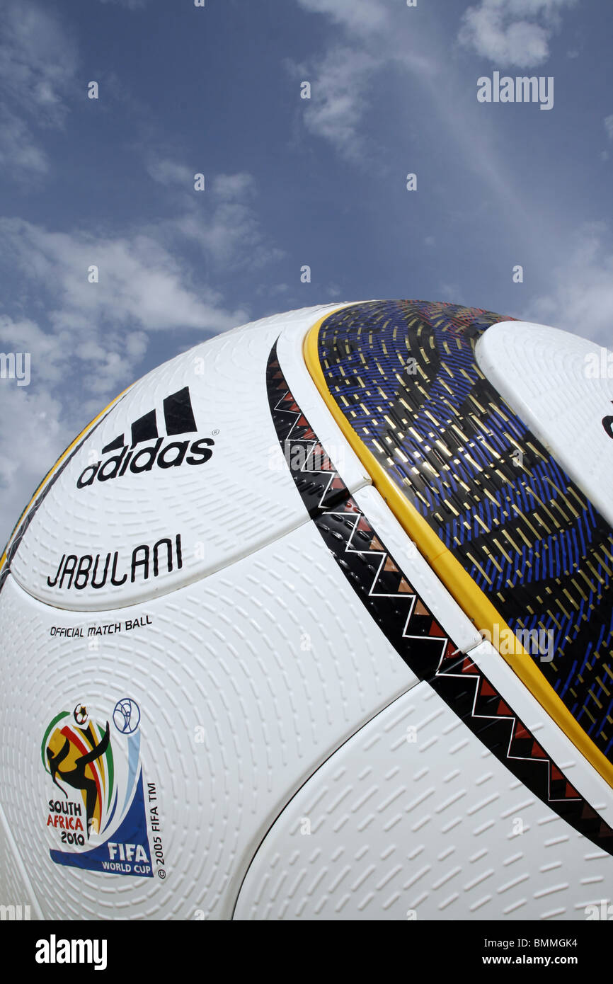 the jabulani official ball of the south africa world cup Stock Photo