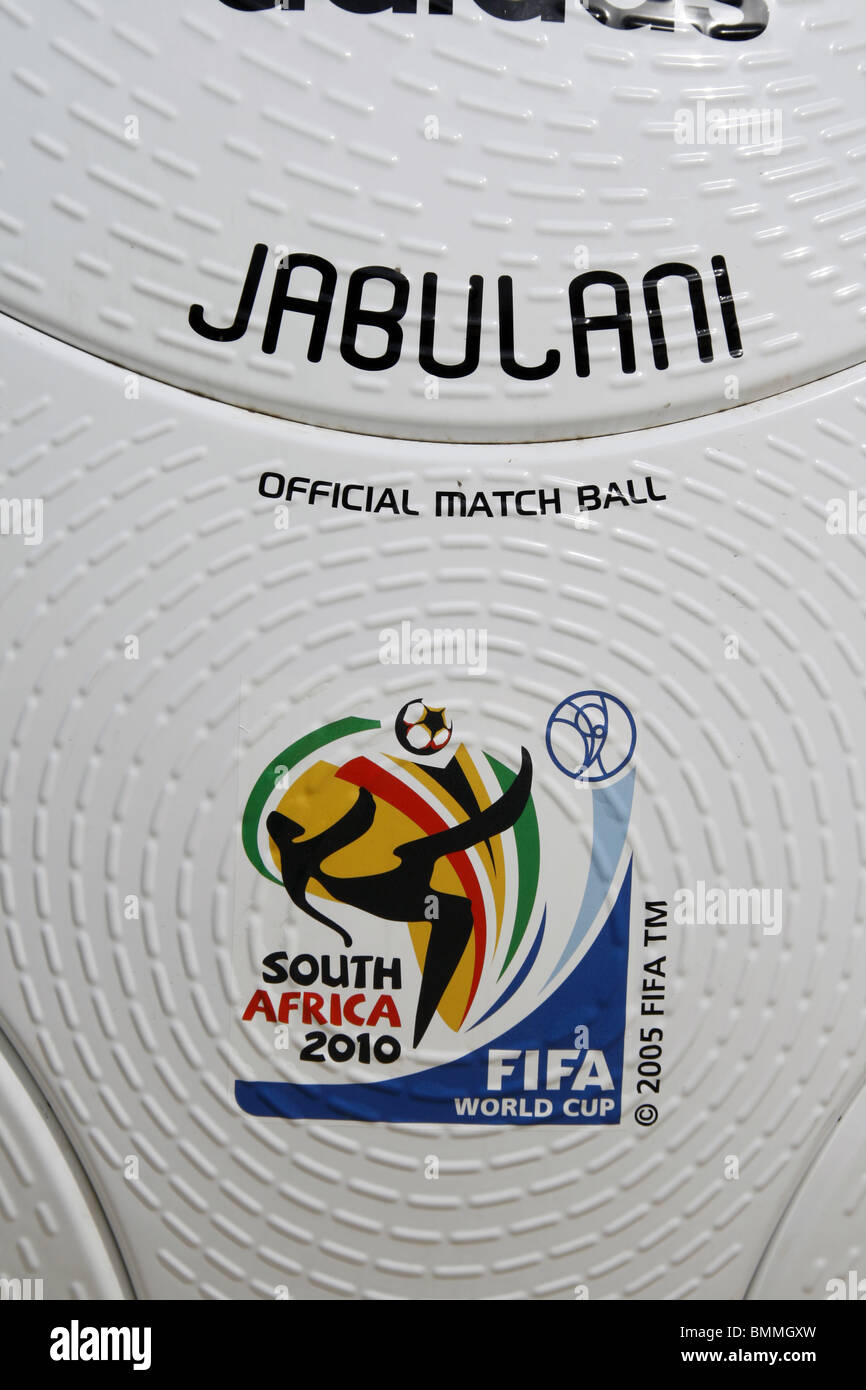 the jabulani official ball of the south africa world cup Stock Photo