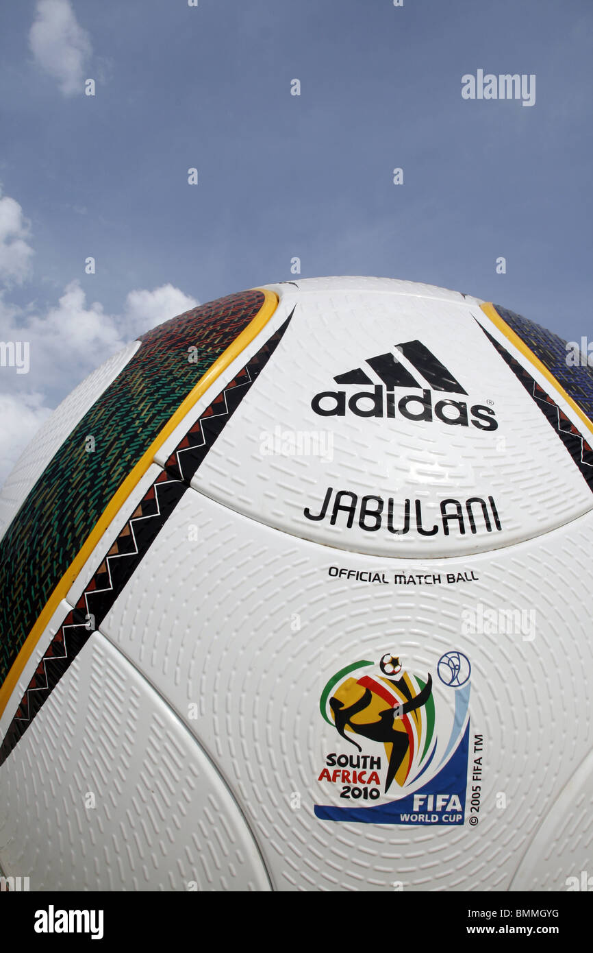 the jabulani official ball of the south africa world cup Stock Photo