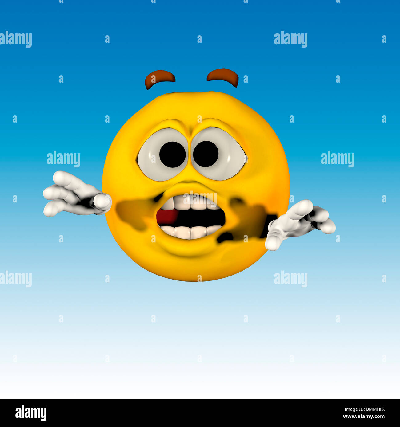 Shocked face emoji hi-res stock photography and images - Alamy