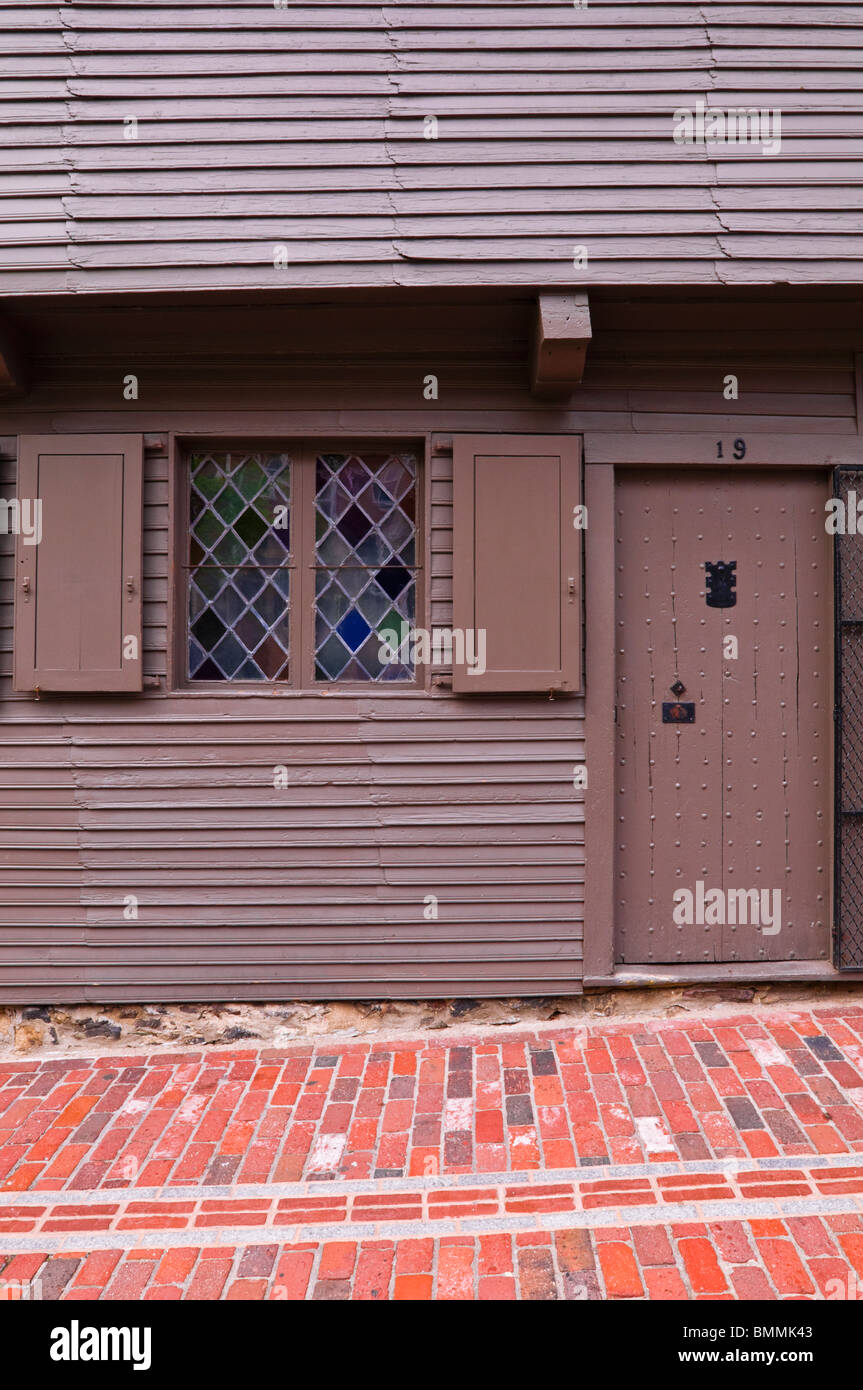 Paul Revere House on the Freedom Trail, Boston, Massachusetts Stock