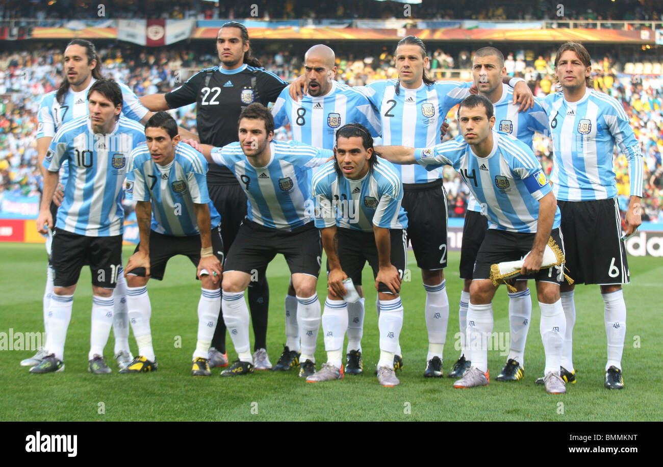 Argentina Team Group High Resolution Stock Photography And Images Alamy