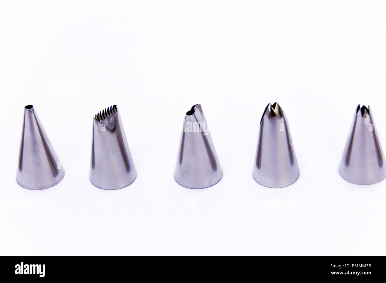 Cake Decorating Icing Tips Stock Photo Alamy