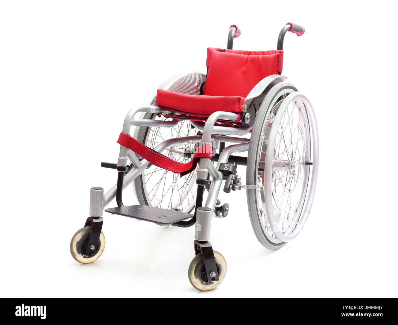 Active wheelchair isolated on white background Stock Photo