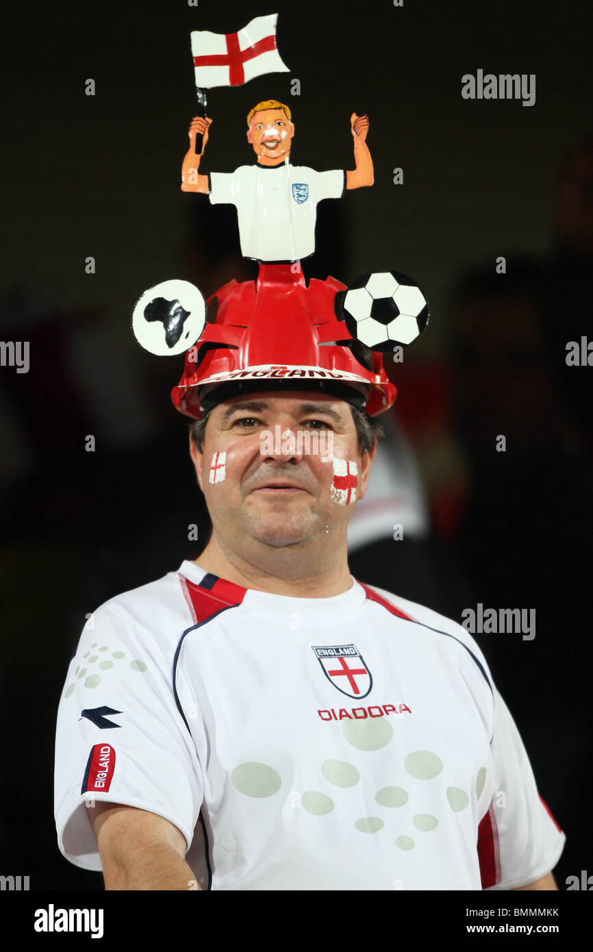 ENGLAND FAN ENGLAND V USA ROYAL BAFOKENG STADIUM RUSTENBURG SOUTH ...