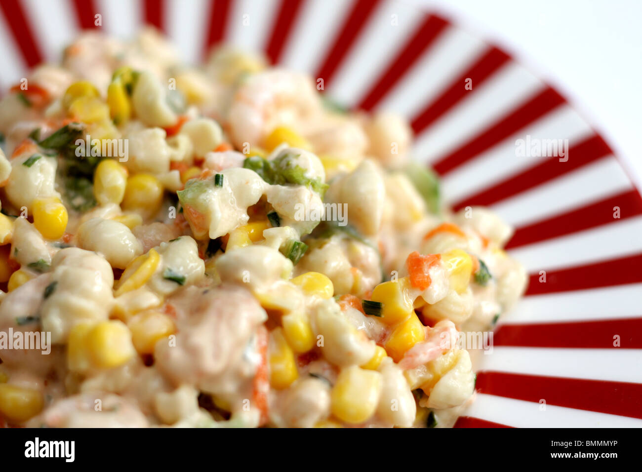 Prawn and Pasta Salad Stock Photo - Alamy