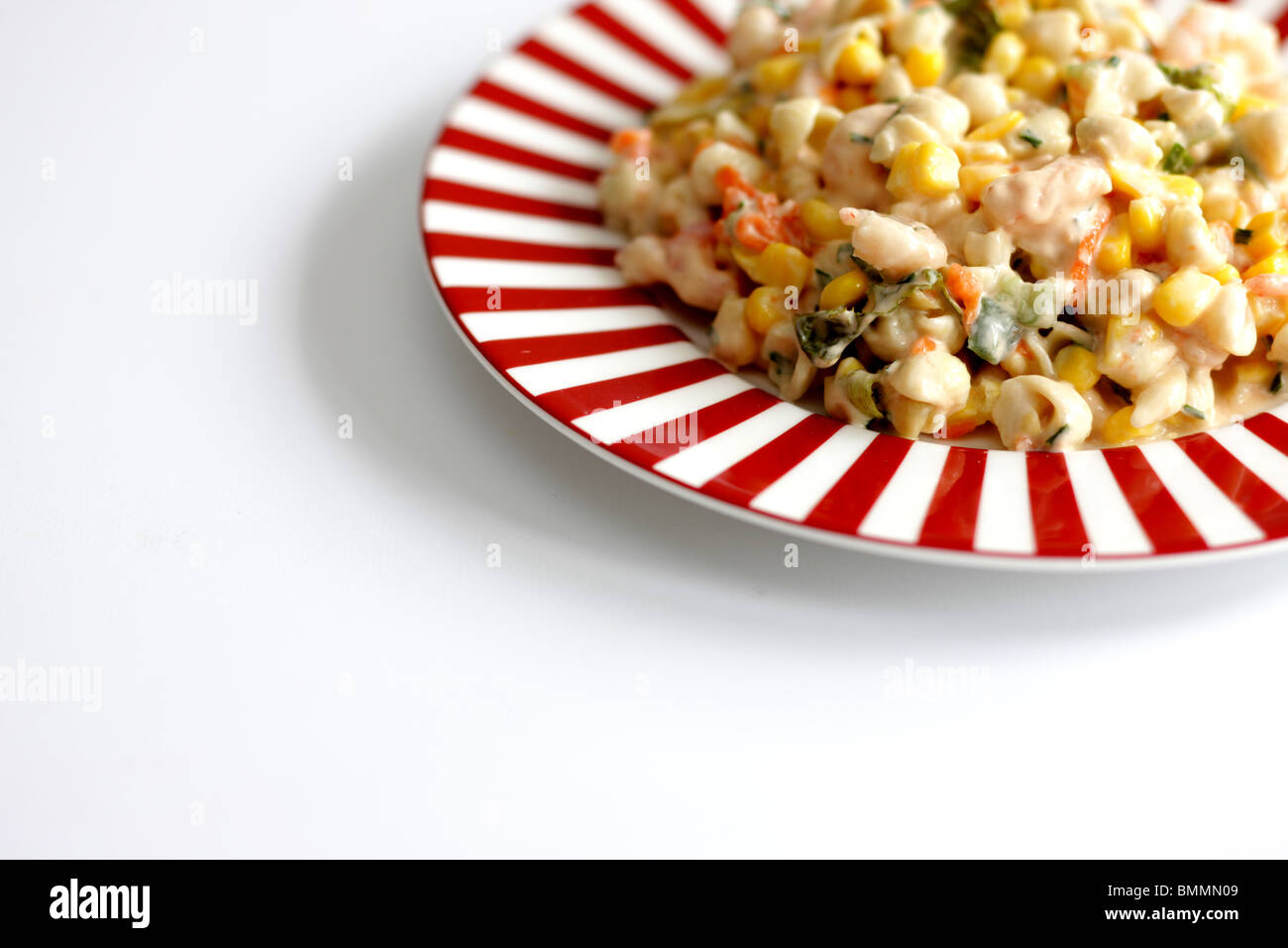 Prawn and Pasta Salad Stock Photo - Alamy