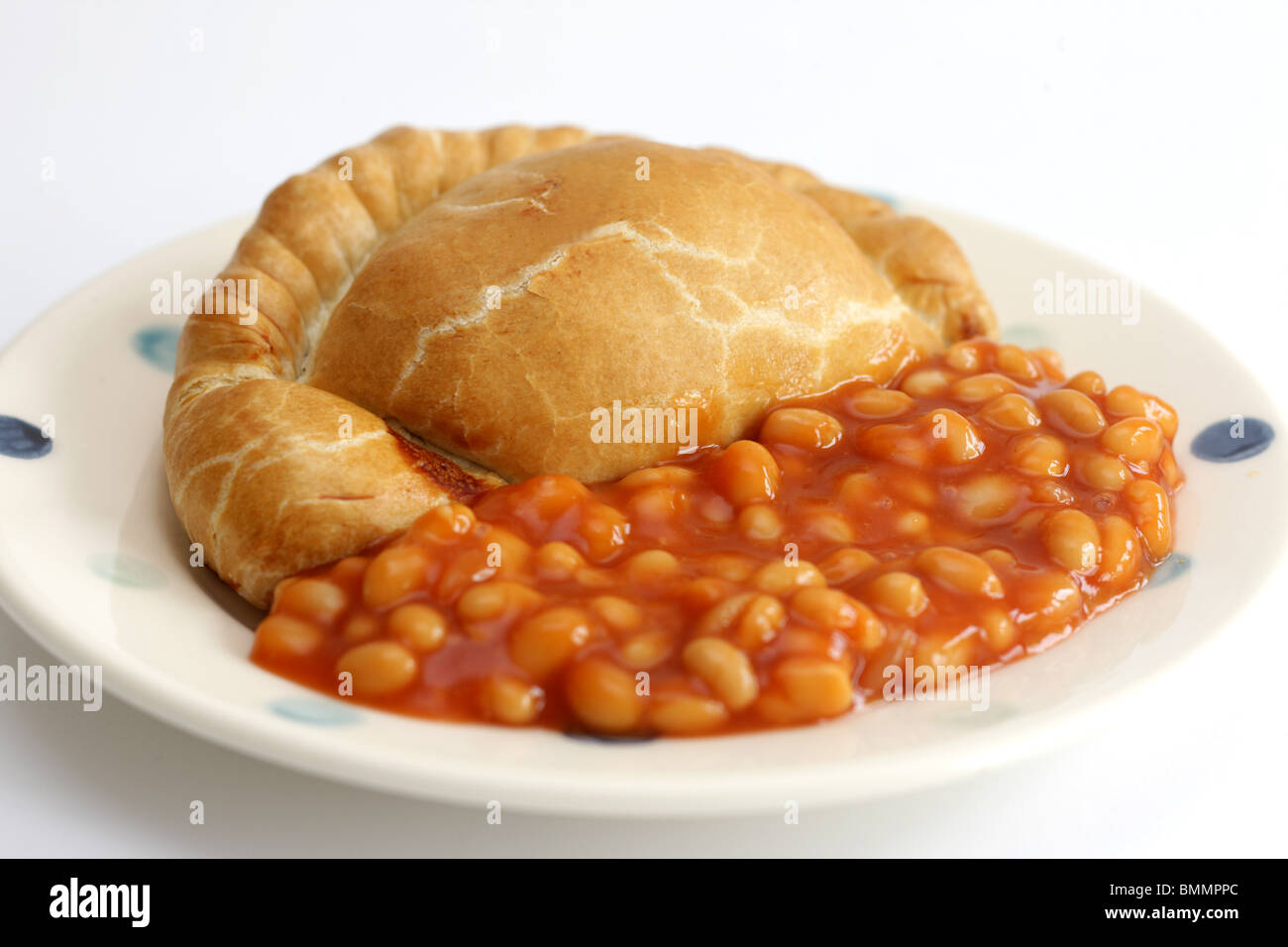 Baked Beans Cornish Food Pasties Pastry Pasty Plate High Resolution 