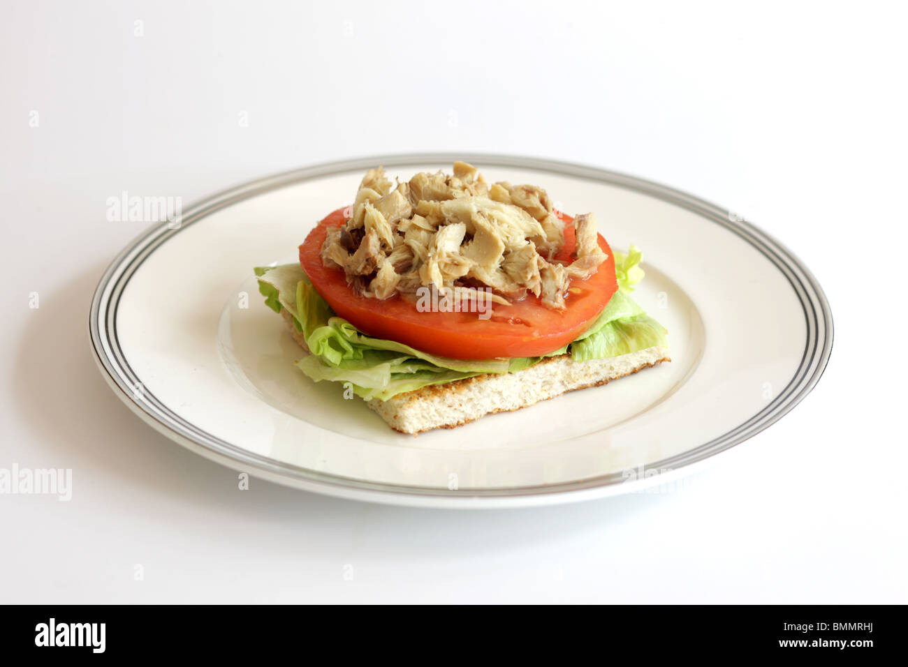 Mackerel on Toast Stock Photo Alamy
