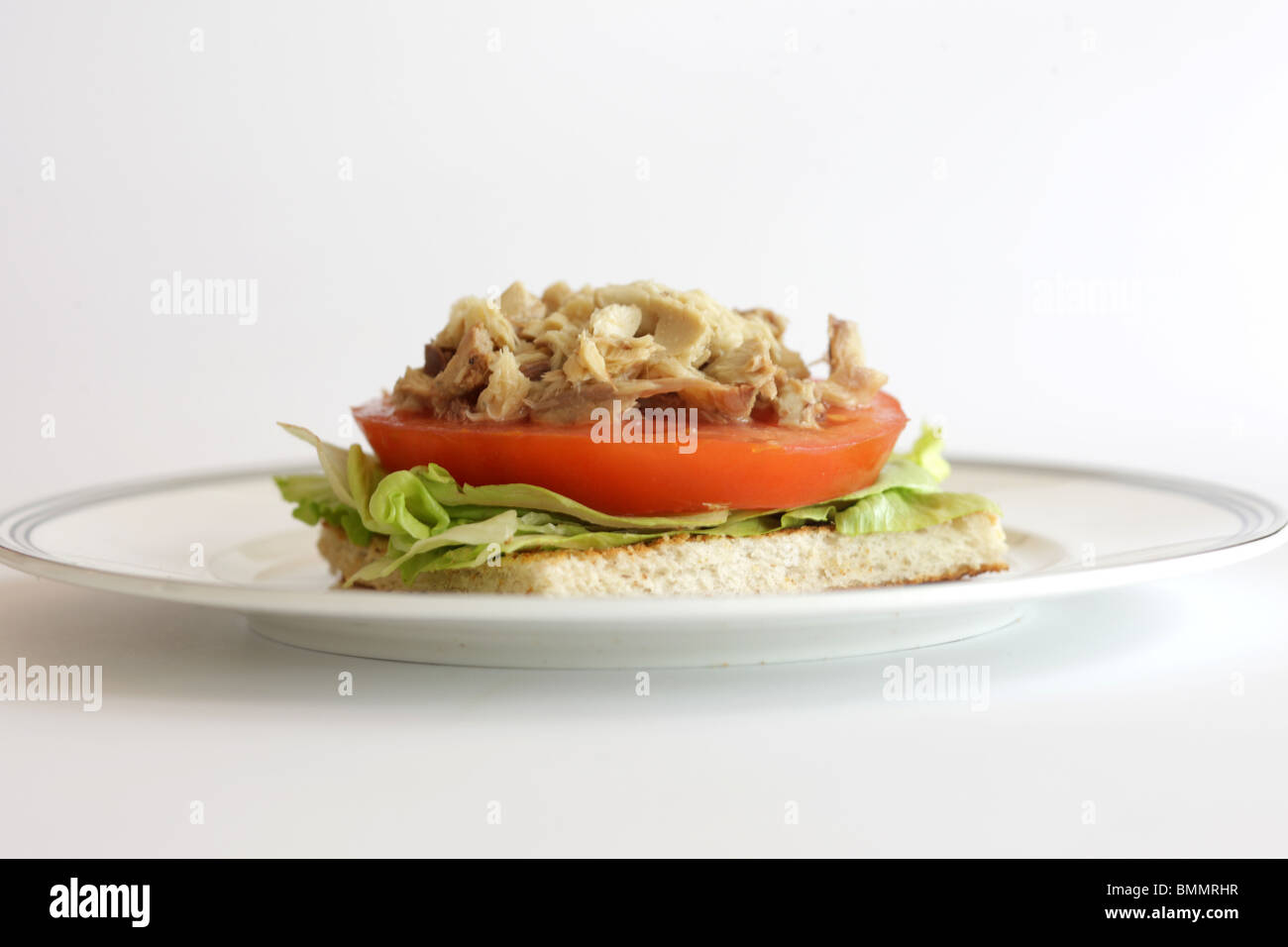 Mackerel on Toast Stock Photo Alamy