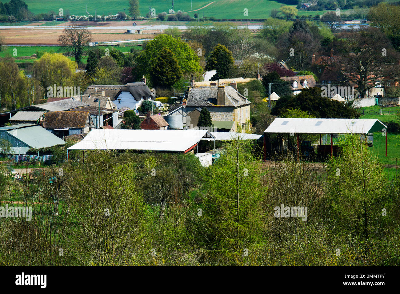 farm and orchards vale of evesham worcestershire Stock Photo Alamy