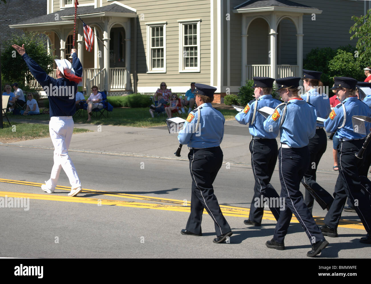 Marching band leader hires stock photography and images Alamy