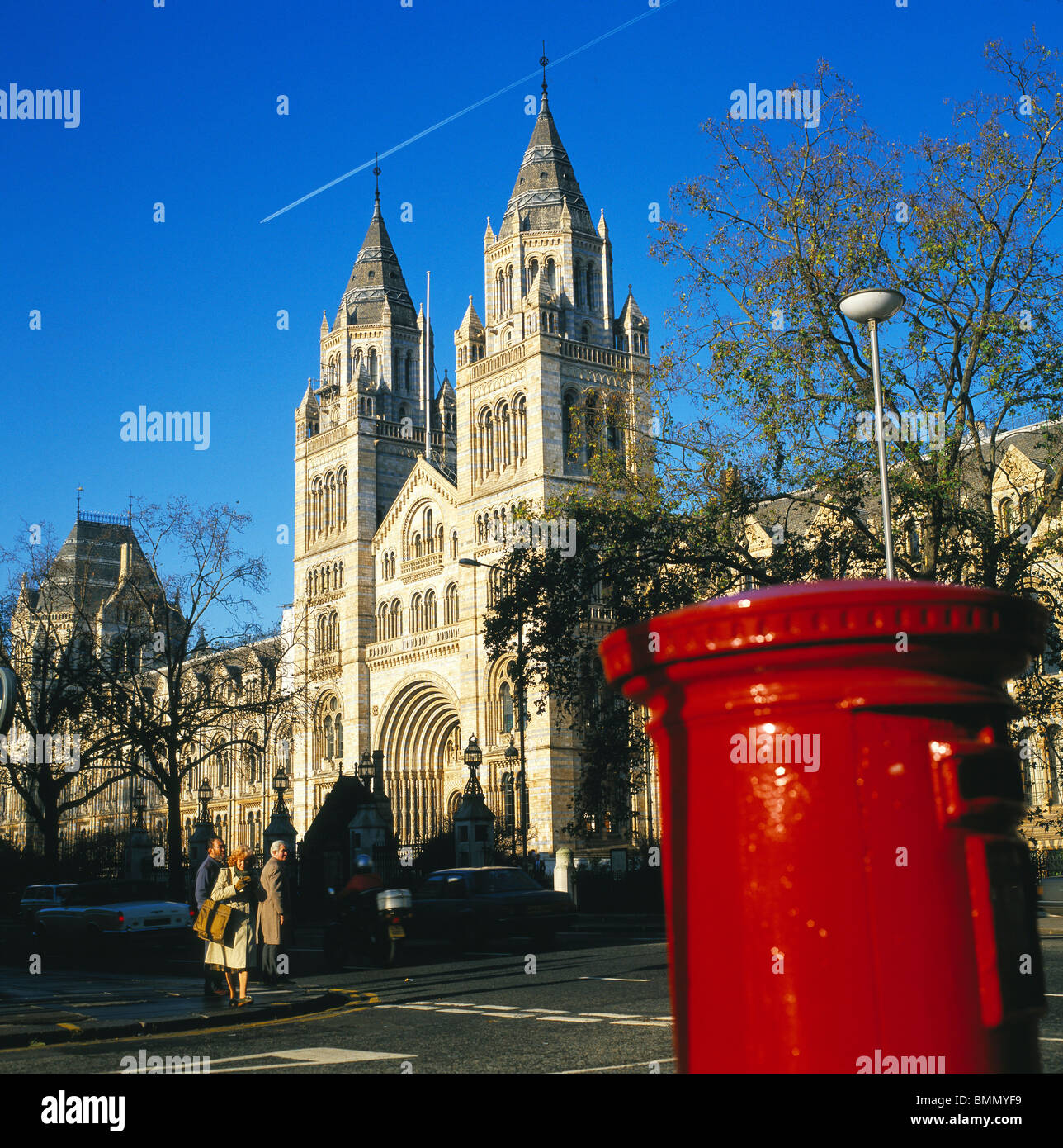 Natural History Museum, Postbox Stock Photo