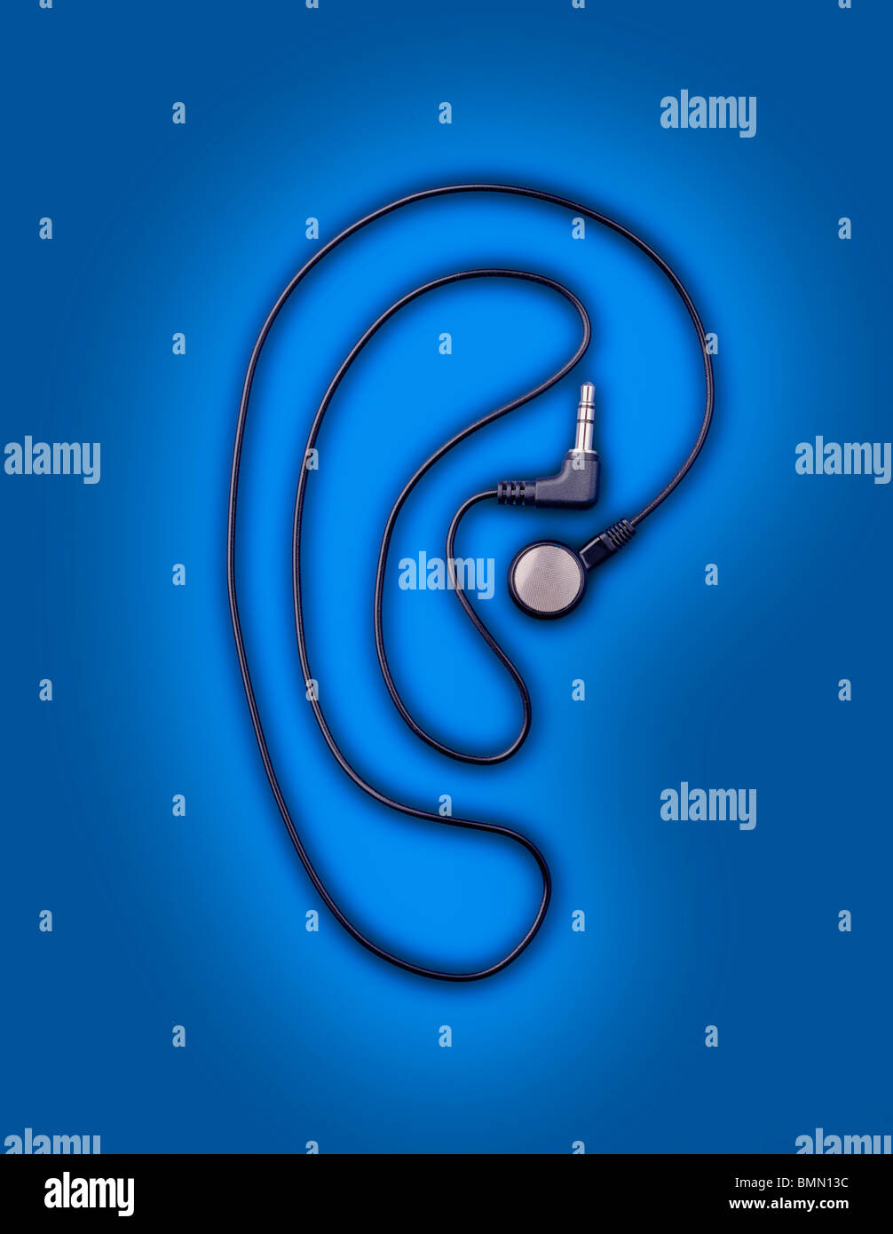 Earphones Stock Photo