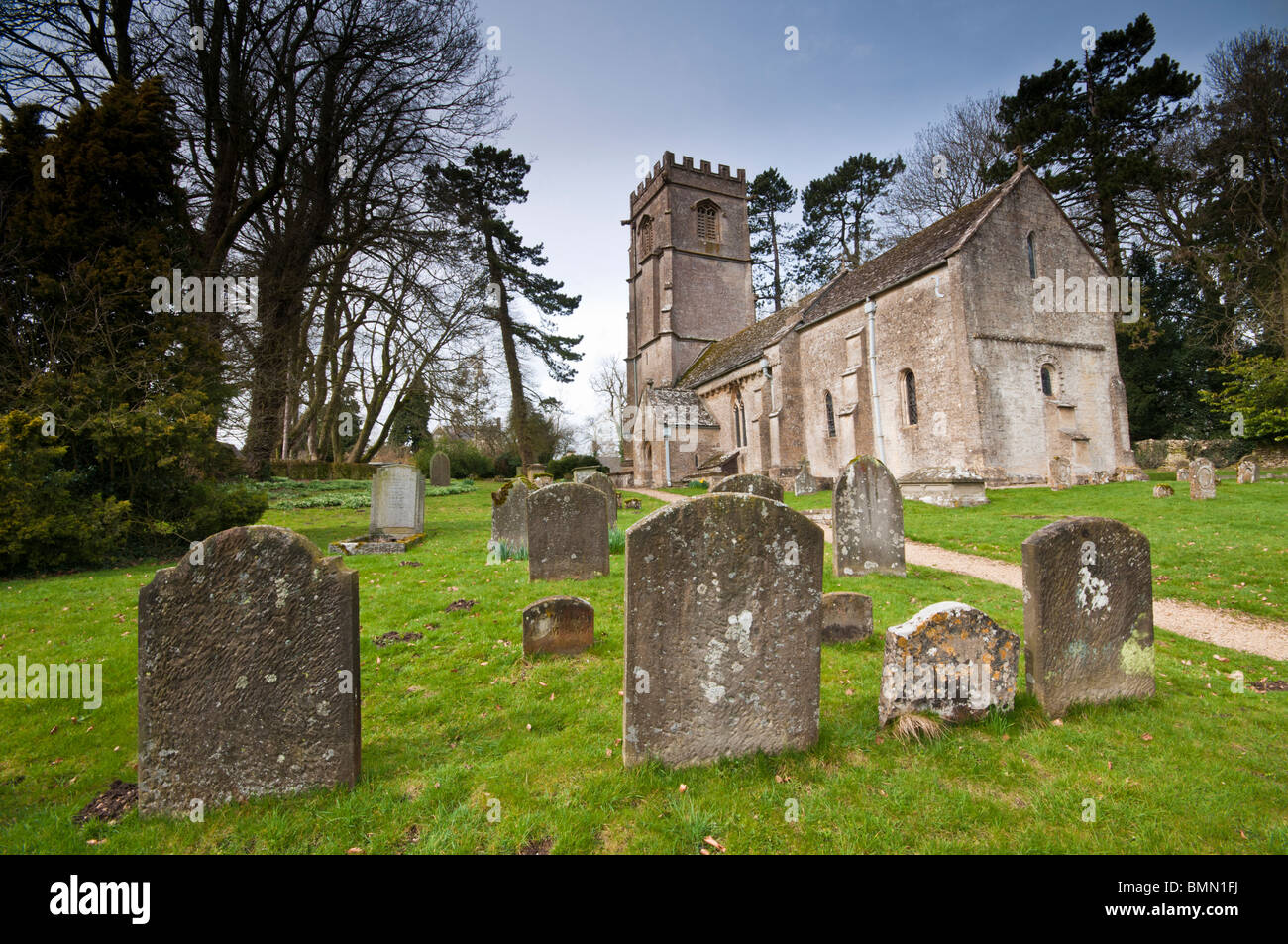 St John the Evangelist Church, Elkstone, Gloucestershire, Cotswolds, UK Stock Photo Alamy