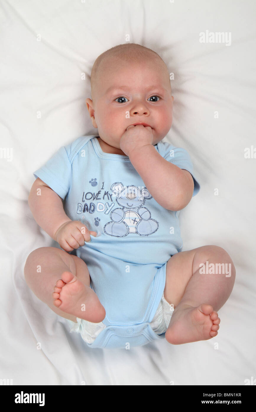 My baby puts hand in cheap mouth
