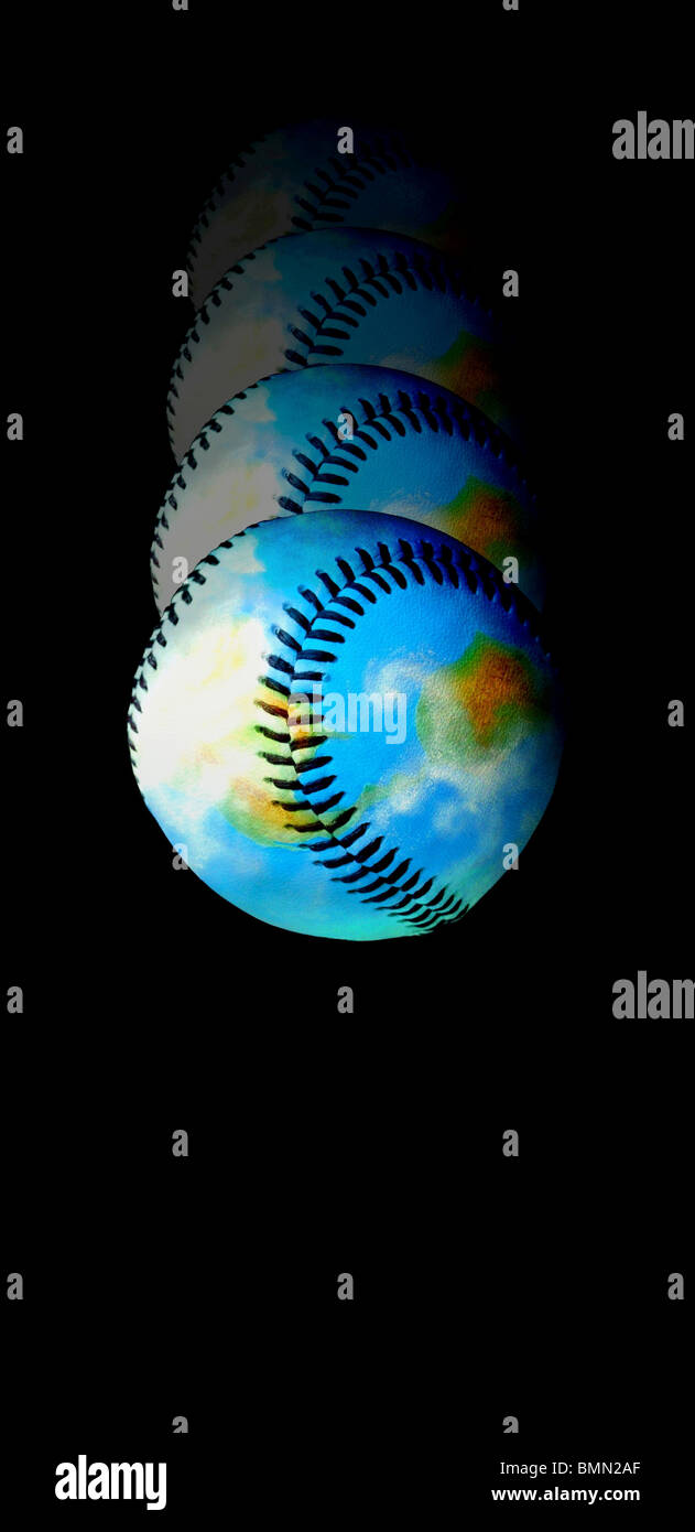 Catch it! Baseball Earth Stock Photo Alamy