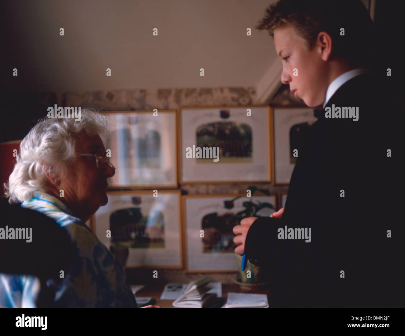 Eton College matron's office 1980's. Stock Photo