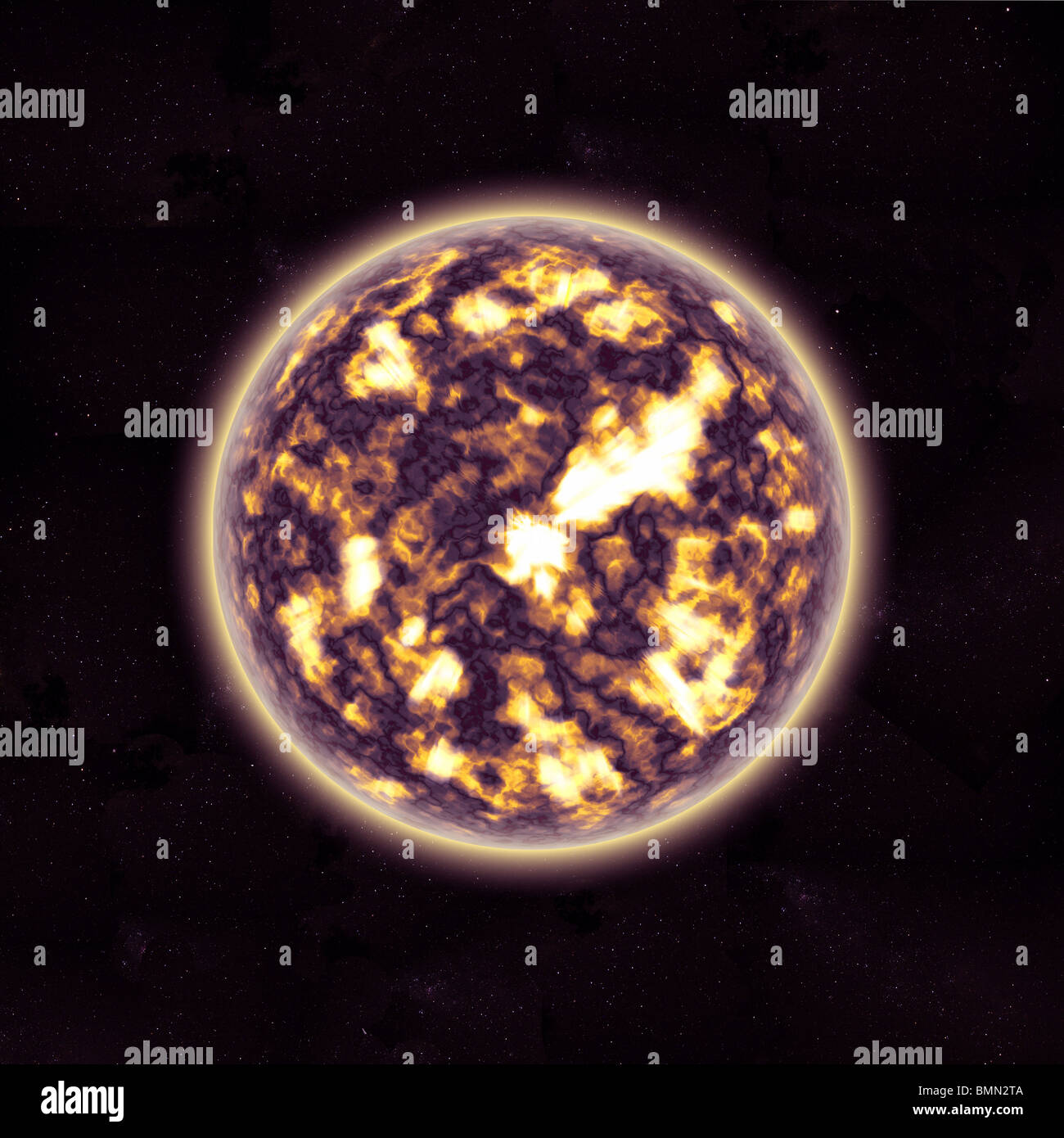 a dangerous ball flying through space Stock Photo Alamy