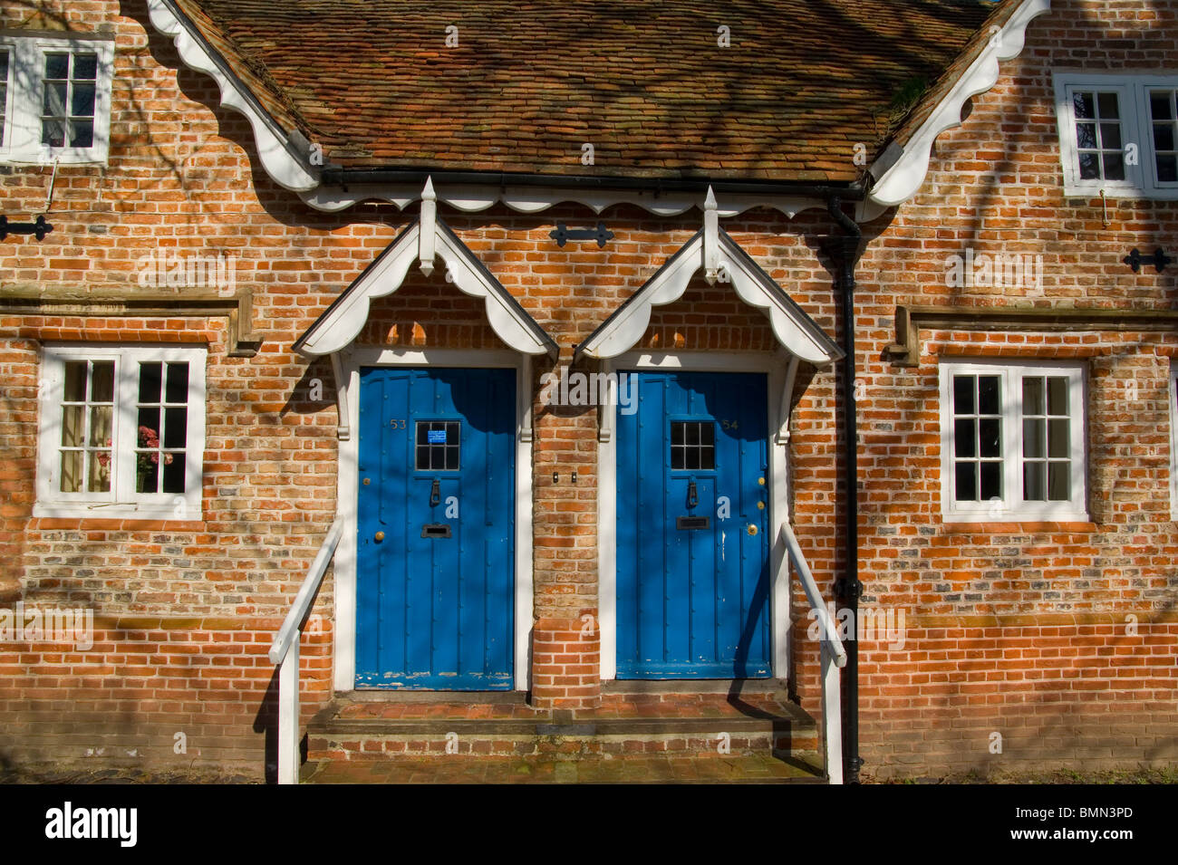 Surrey, Farnham, Almshouses Stock Photo