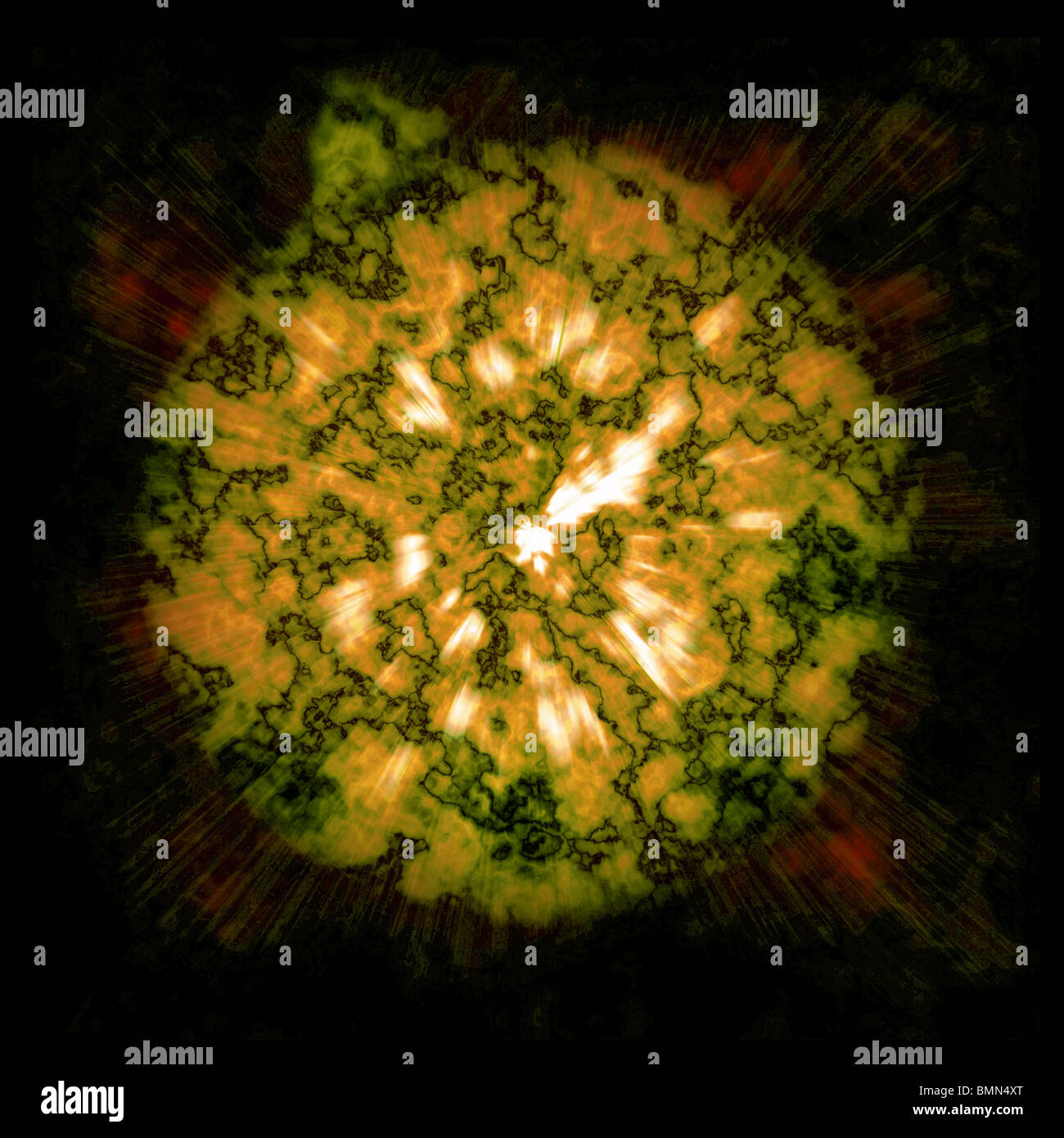 Big Explosion in comic style Stock Photo - Alamy