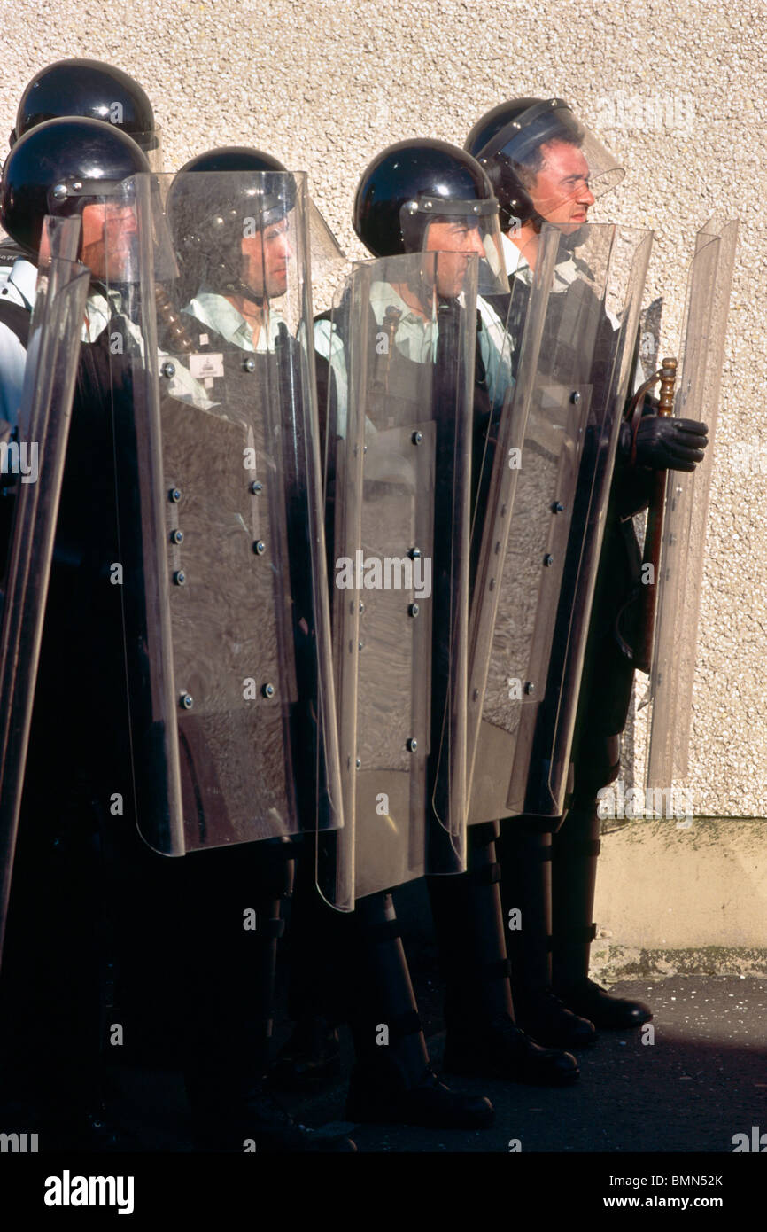 RUC Police in Northern Ireland Stock Photo