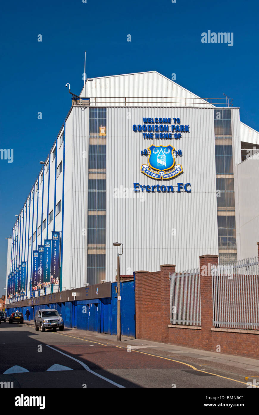 Goodison Park Liverpool home of Everton football club. Stock Photo