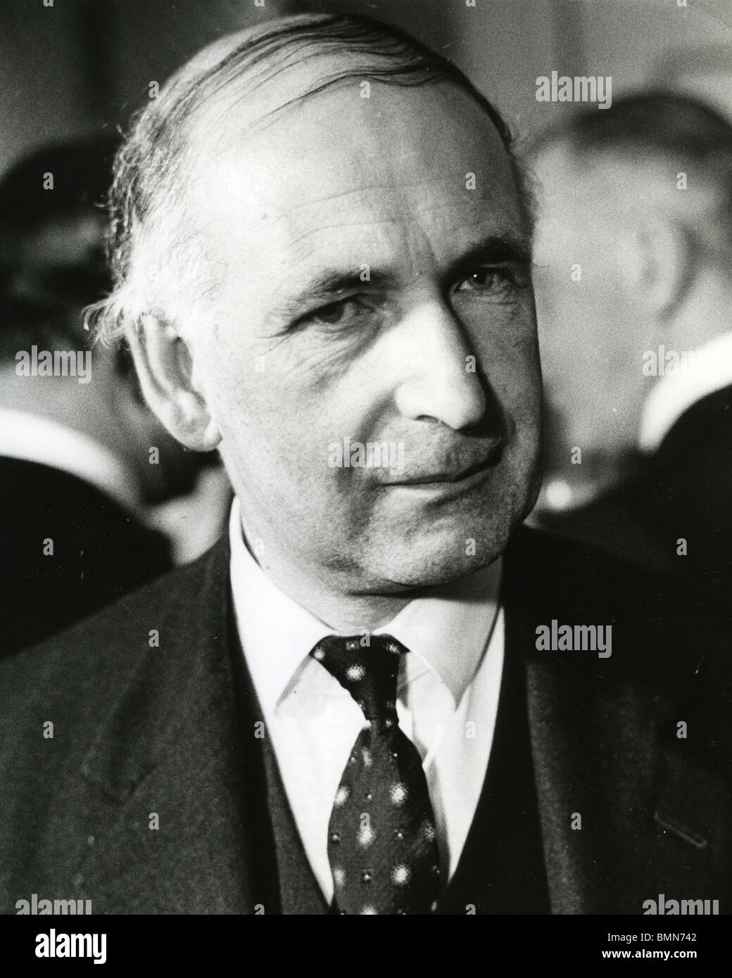 SIR BERNARD LOVELL  English physicist and radio astronomer who was first Director of Jodrell Bank Observatory from 1945 to 1980 Stock Photo