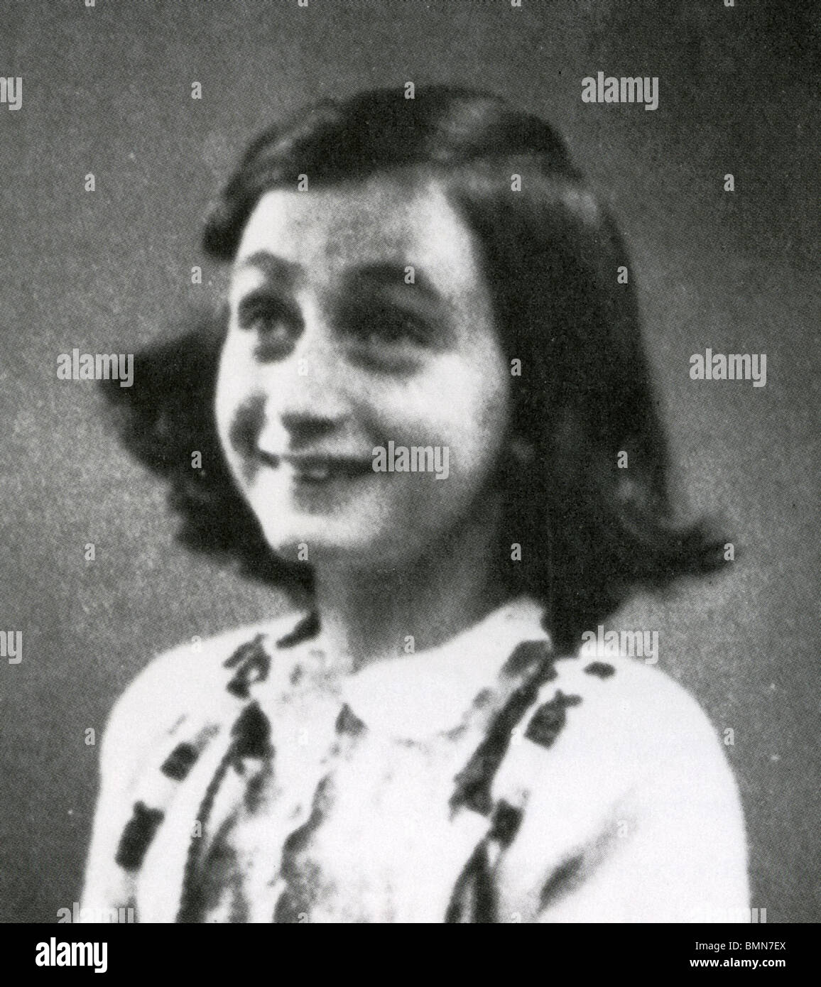 ANNE FRANK (1929-1945)  Jewish victim of the Holocaust whose diary is one of the world's most read books Stock Photo