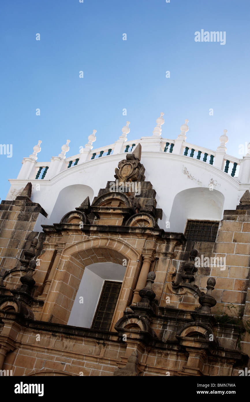 The Cathedral Basilica in Plaza 25 de Mayo in Sucre in Bolivia Stock Photo
