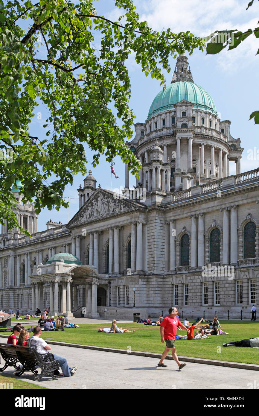 City Hall, Belfast, Northern Ireland Stock Photo