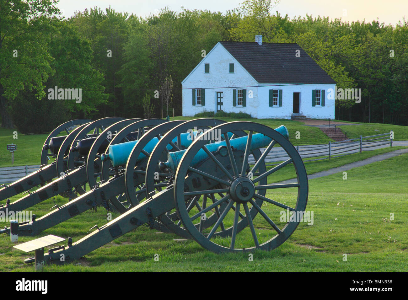 Cannons and Dunker Church, Antietam National Battlefield, Sharpsburg