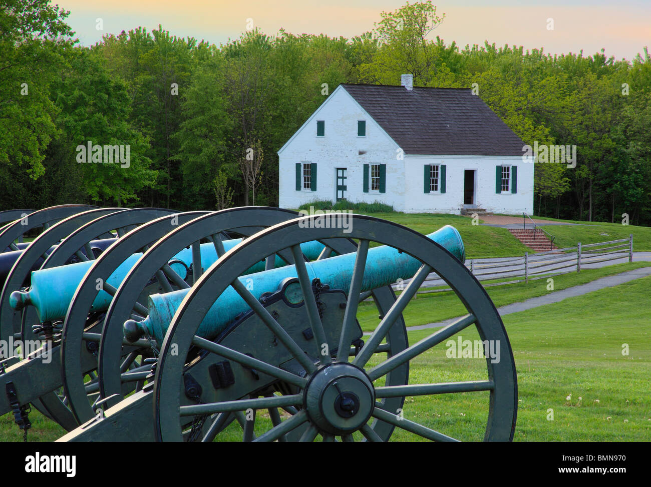 Cannons and Dunker Church, Antietam National Battlefield, Sharpsburg