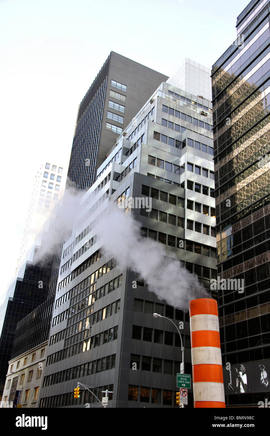 Underground steam in New York City Stock Photo Alamy