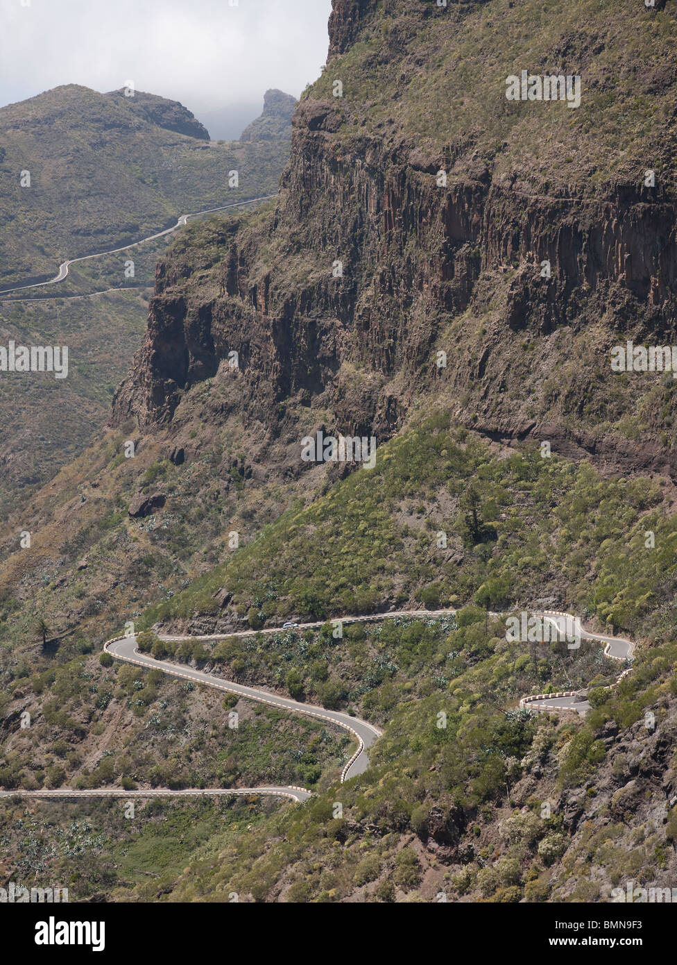 Windy Road, Tenerife Spain Stock Photo Alamy
